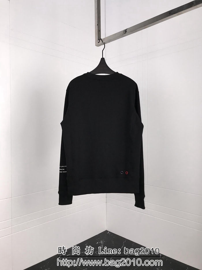 MONCLER蒙口X Fragment18SS蒙口藤原浩閃電限定款 雙LOGO毛巾布刺繡 Backstag男款衛衣 ydi1282